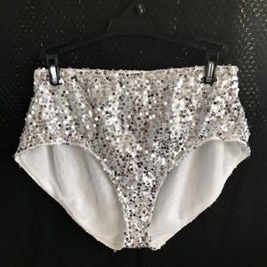 High Waisted Sequin Briefs
